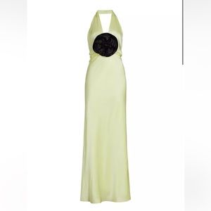 The Bar - Grayson Rose Silk Charmeuse Halter Gown